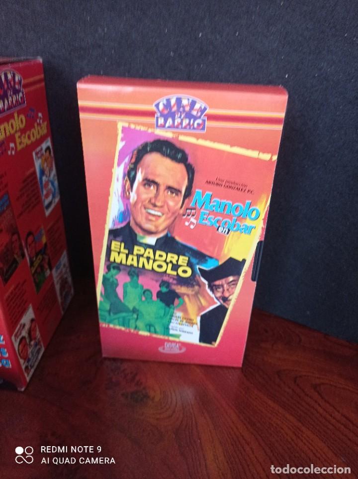 Series de TV: CINCO VHS DE MANOLO ESCOBAR, CINE DE BARRIO - Foto 4