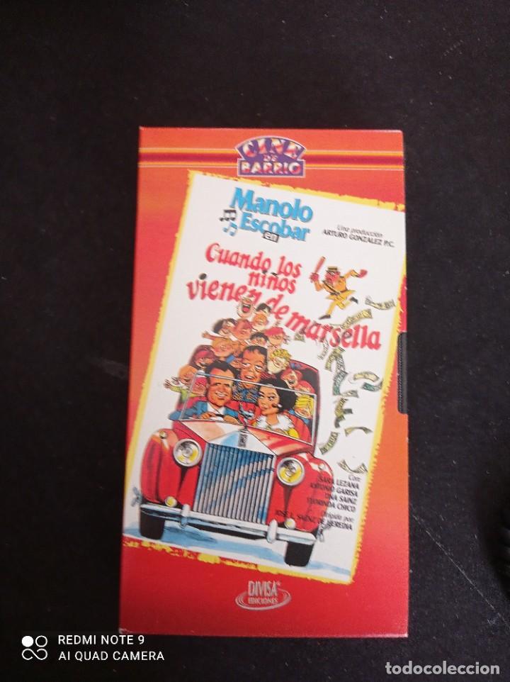Series de TV: CINCO VHS DE MANOLO ESCOBAR, CINE DE BARRIO - Foto 7