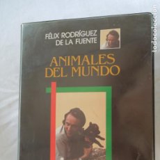 Series de TV: FELIX RODRIGUEZ DE LA FUENTE - ANIMALES DE MUNDO -4 CINTAS VHS EN CAJA -PLAZA & JANES AÑO 1990.
