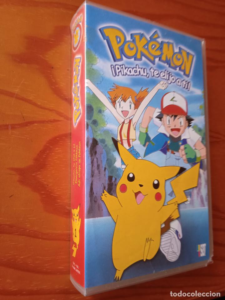 Series de TV: POKEMON, 1&ordm; VHS DE LA SERIE - &iexcl;PIKACHU TE ELIJO A TI! . A&Ntilde;O 2000 - Foto 2