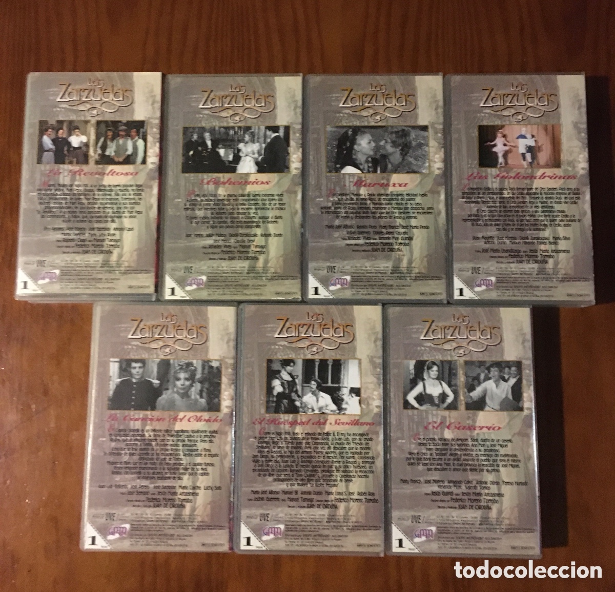 Series de TV: LAS ZARZUELAS DEL 1 al 7 vhs RTVE - Foto 3