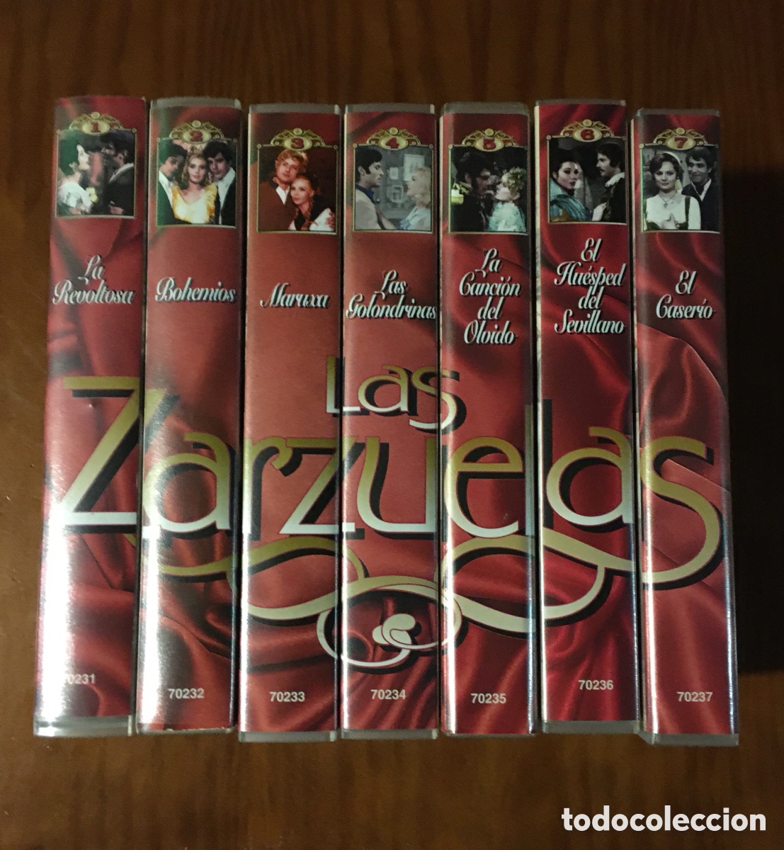 Series de TV: LAS ZARZUELAS DEL 1 al 7 vhs RTVE - Foto 1