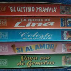Series de TV: LOTE 5 CINTAS VHS LINA MORGAN LA REINA DEL HUMOR PACK ESPECIAL COLECCION COMPLETA TEATRO LA LATINA. Lote 394803639
