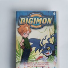 Series de TV: DIGIMON 4 VHS. Lote 400919724