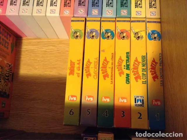 Series de TV: 6 Vhs Ast&eacute;rix - COLECCI&Oacute;N COMPLETA de la decada de los 90. En catal&aacute;n. - Foto 1