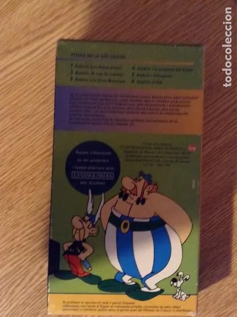 Series de TV: 6 Vhs Ast&eacute;rix - COLECCI&Oacute;N COMPLETA de la decada de los 90. En catal&aacute;n. - Foto 2