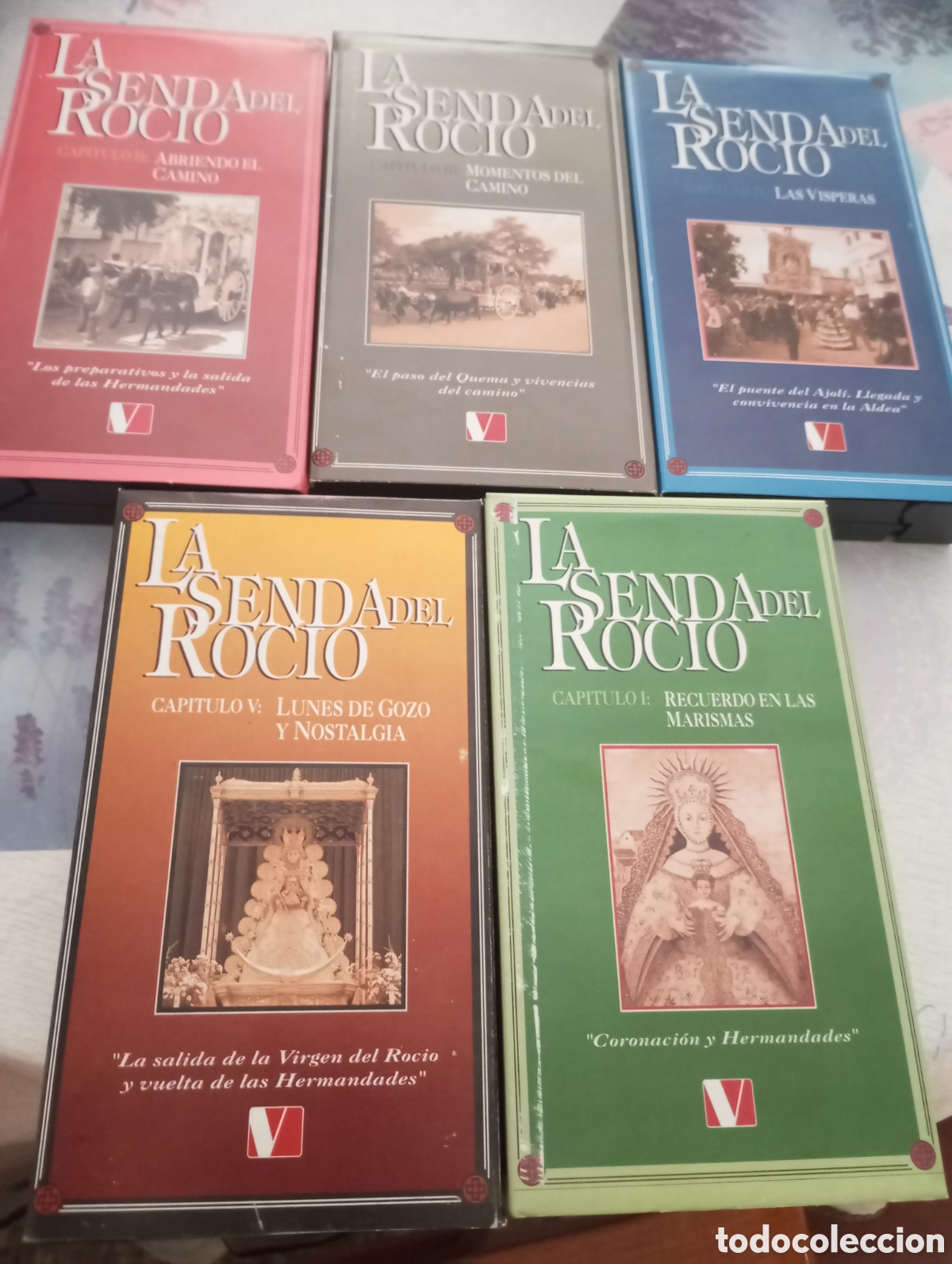 Series de TV: La Senda del Roc&iacute;o. Colecci&oacute;n completa 5VHS - Foto 1