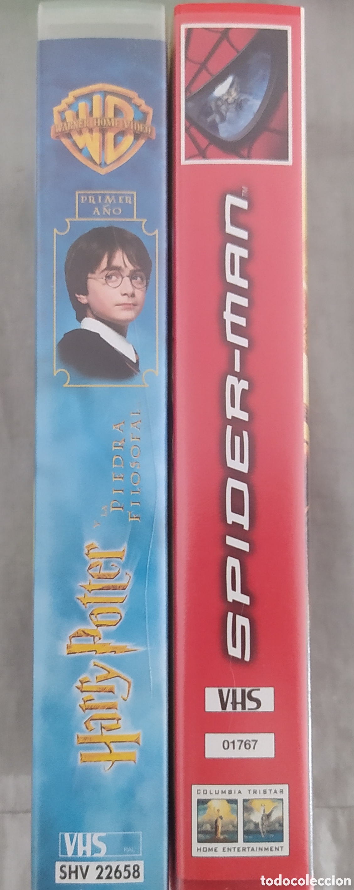 Series de TV: CINTA DE VIDEO VHS HARRY POTTER Y SPIDERMAN - Foto 2