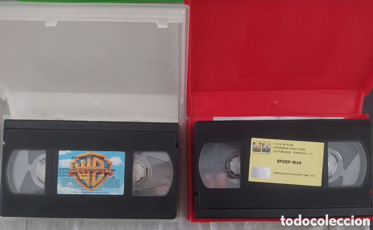 Series de TV: CINTA DE VIDEO VHS HARRY POTTER Y SPIDERMAN - Foto 4