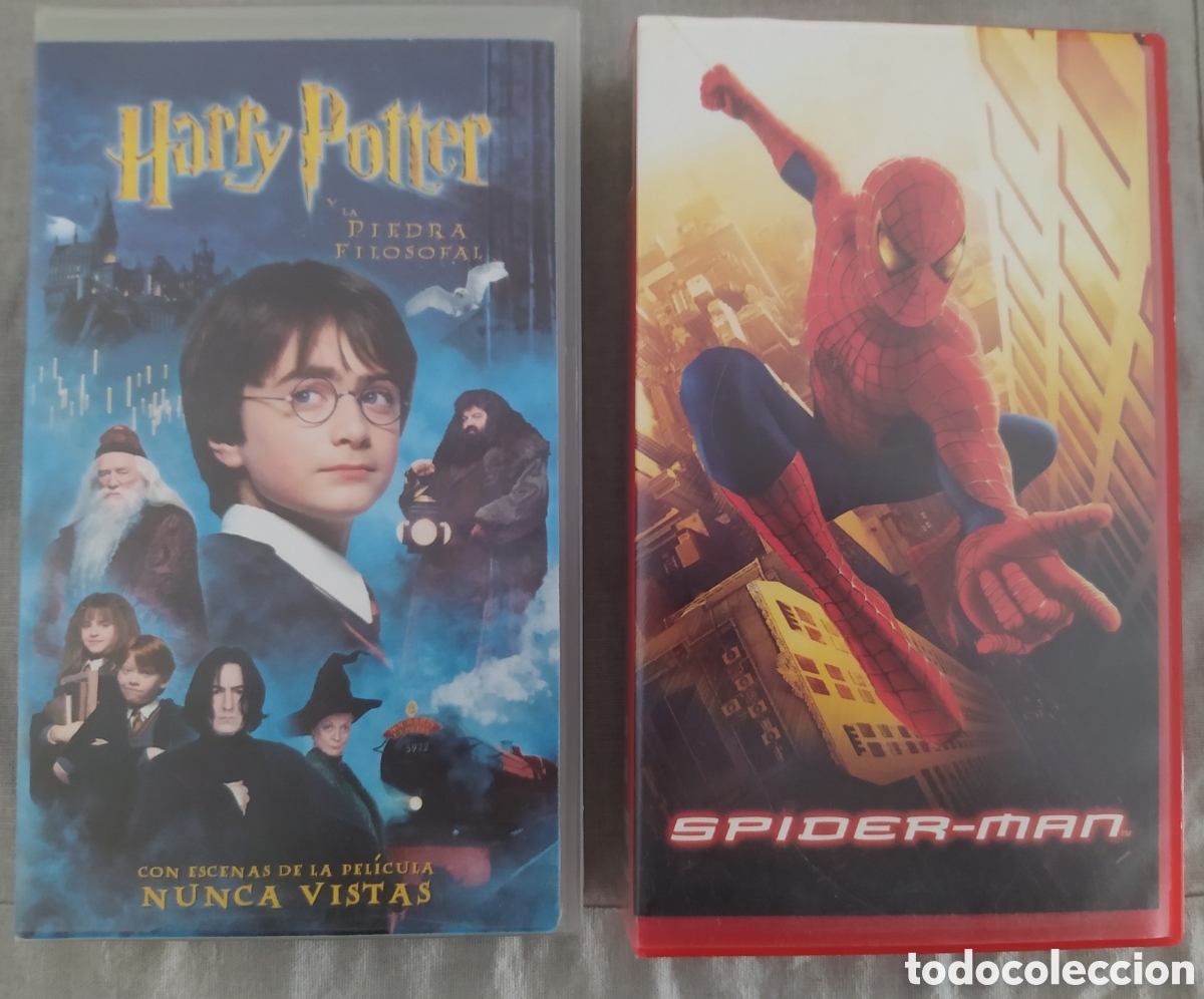 Series de TV: CINTA DE VIDEO VHS HARRY POTTER Y SPIDERMAN - Foto 1