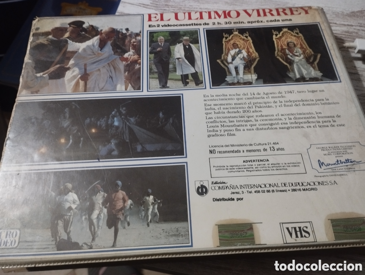 Series de TV: El ultimo virrey doble vhs - Foto 2