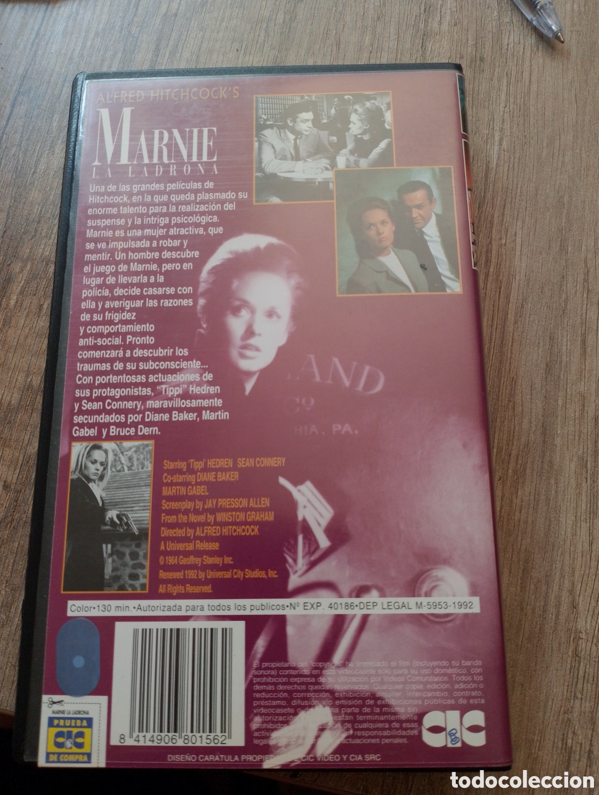 Series de TV: VHS pelicula Marnie la Ladrona - Foto 2