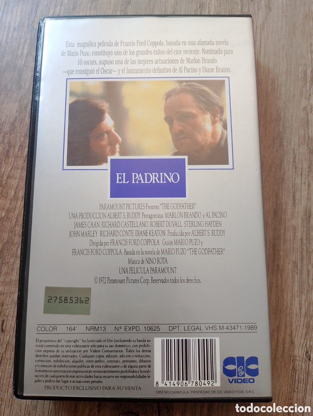 Series de TV: VHS pelicula El Padrino 1 y 2 - Foto 2