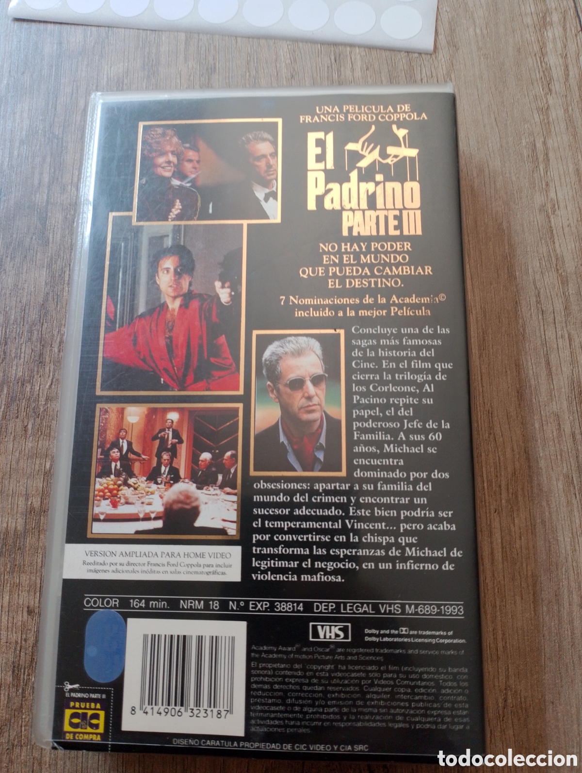 Series de TV: VHS pelicula El Padrino parte lll - Foto 2