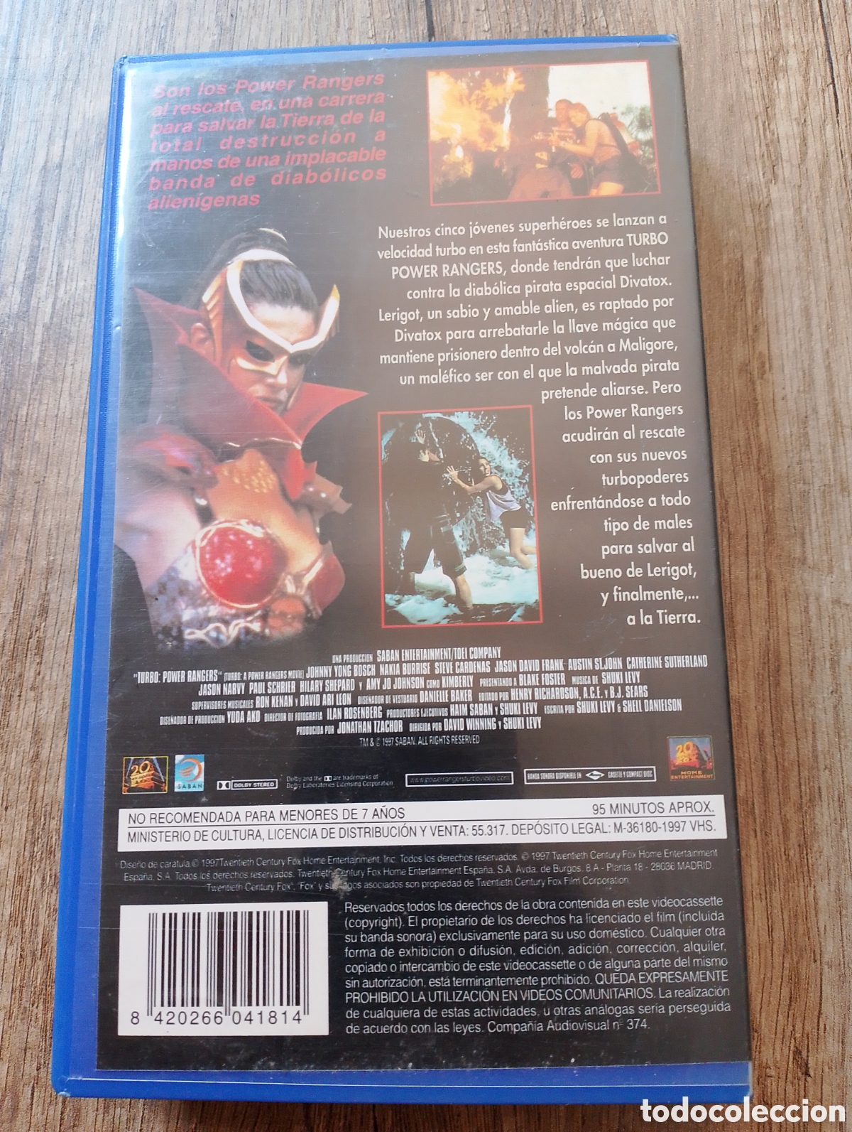 Series de TV: VHS pelicula Turbo Power Ragers - Foto 2