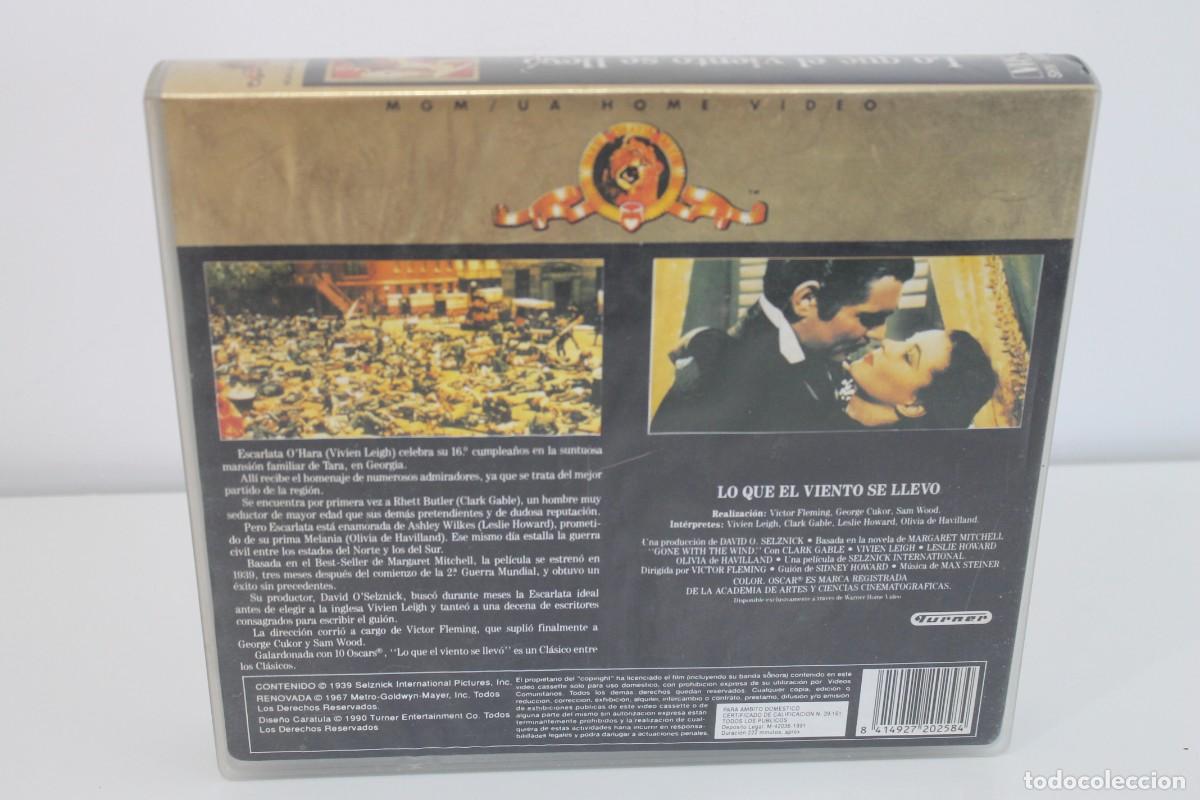 Series de TV: LO QUE EL VIENTO SE LLEVO DOBLE VHS - Foto 4