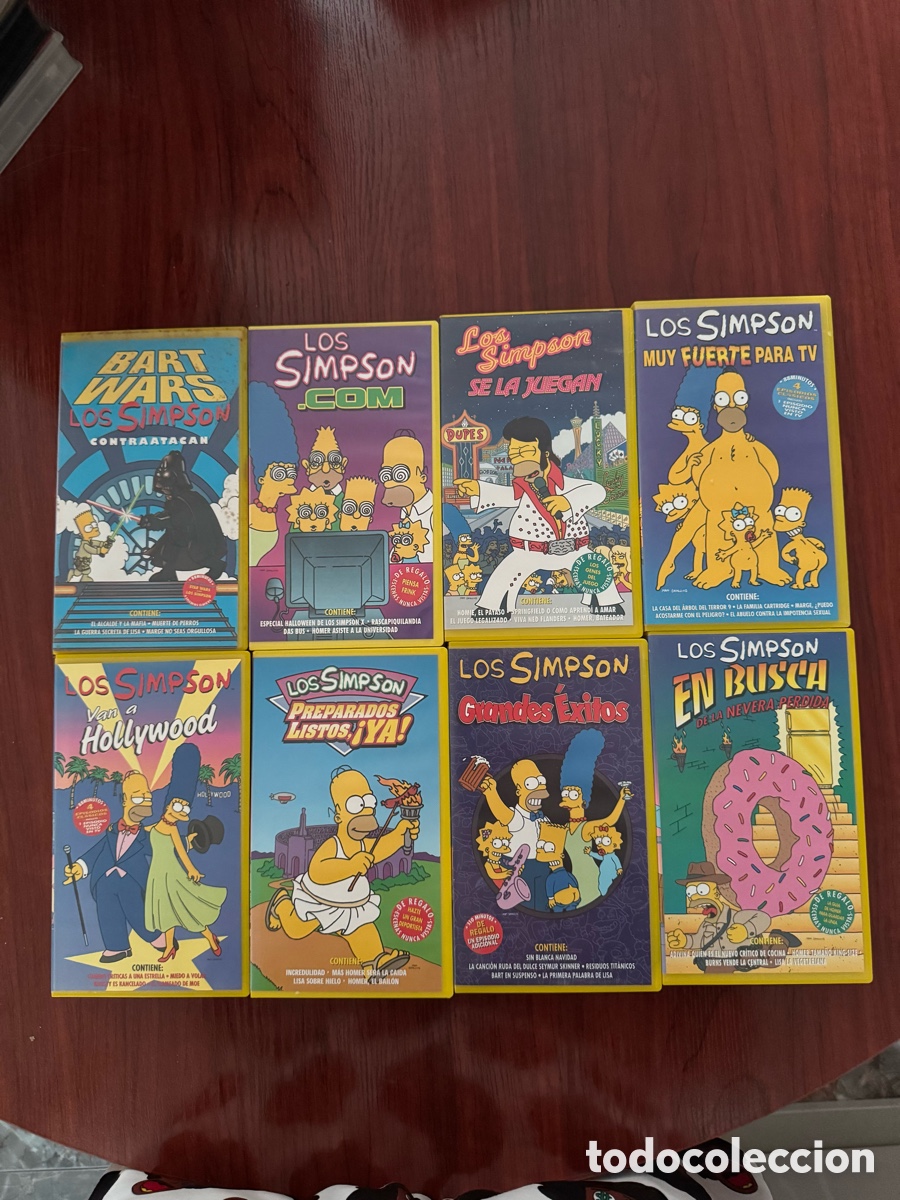 Series de TV: Lote 8 x vhs los simpsons - Foto 1