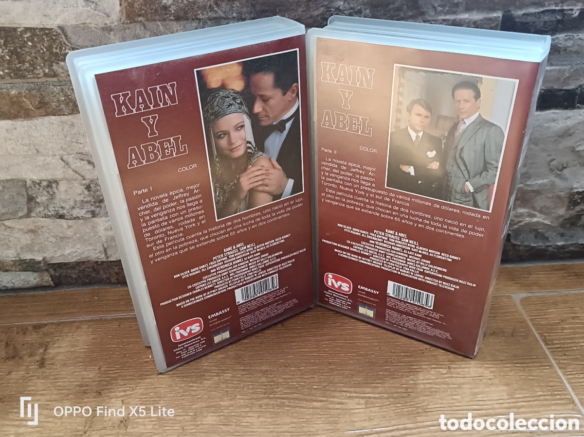Series de TV: 2 VHS Kain y Abel -Jeffrey Archer- Serie Completa - Foto 2