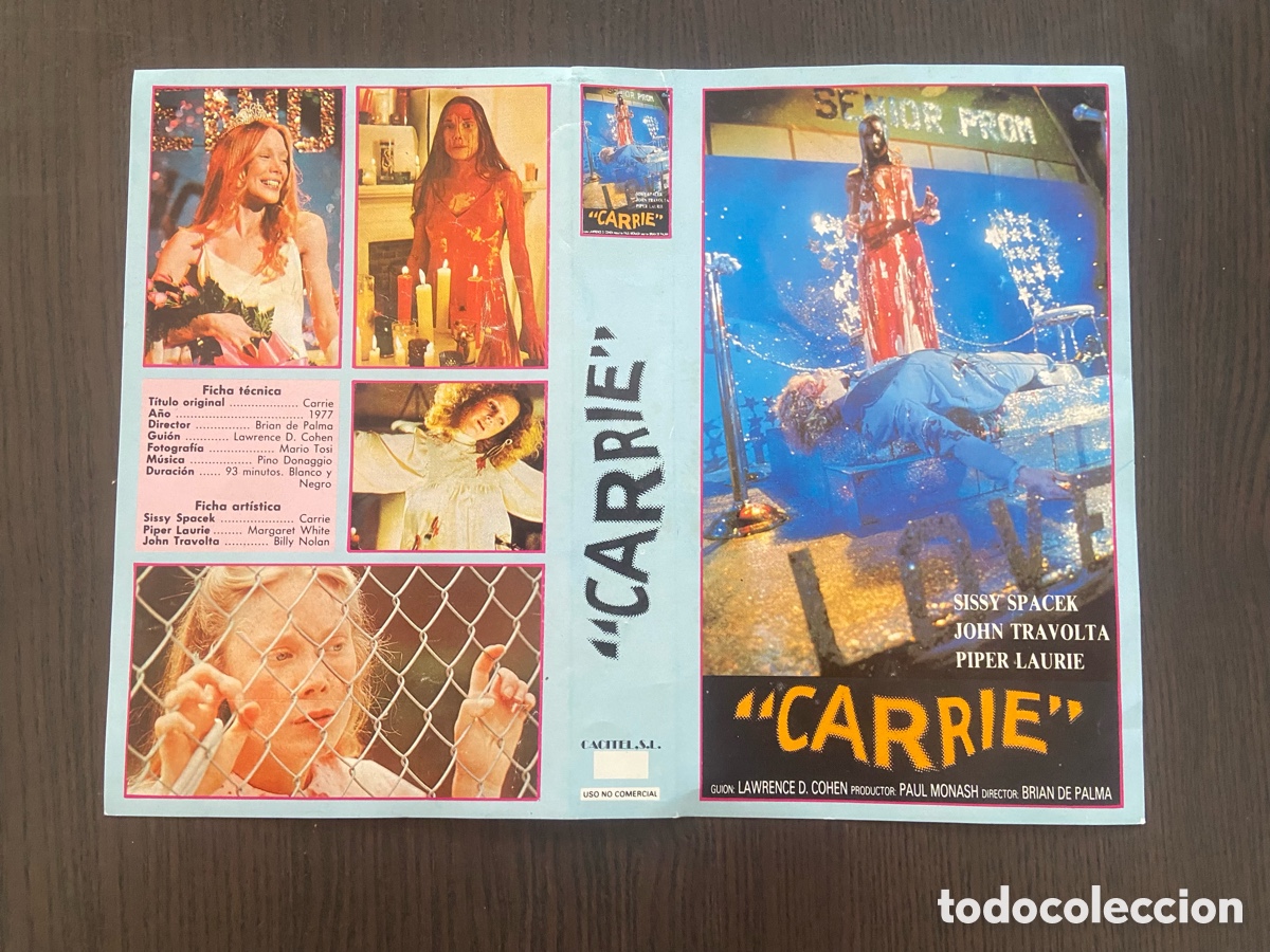 Series de TV: Caratula VHS &ldquo; Carrie &ldquo; - Foto 1