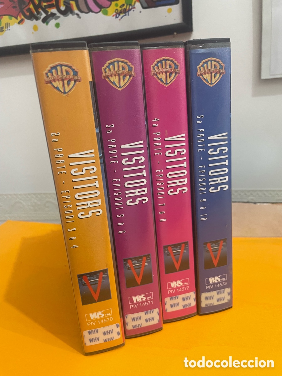 Series de TV: V-Visitors set 4 VHS originali - Foto 2