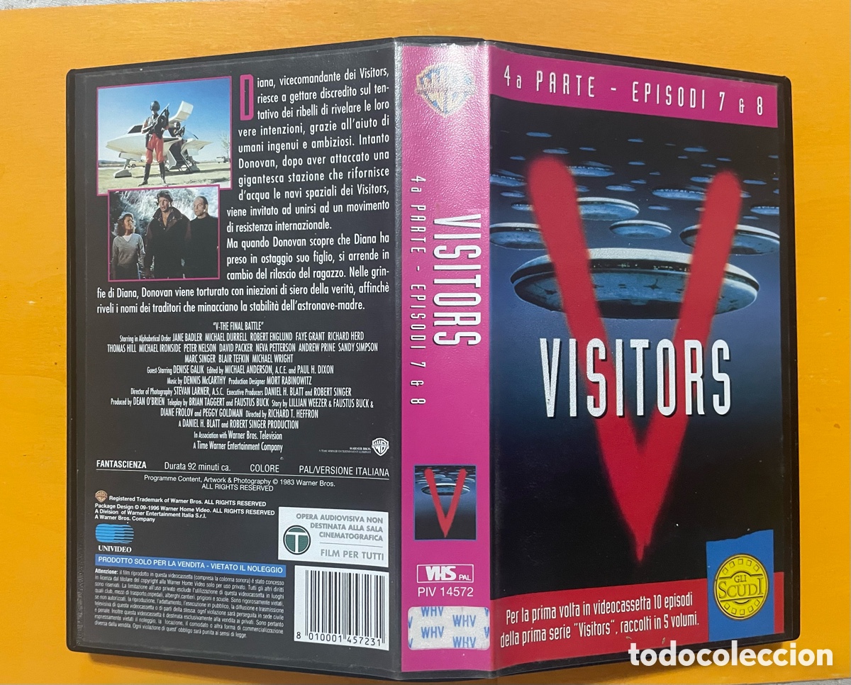 Series de TV: V-Visitors set 4 VHS originali - Foto 6
