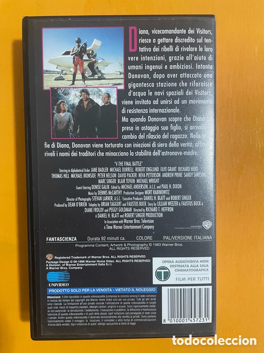 Series de TV: V-Visitors set 4 VHS originali - Foto 7