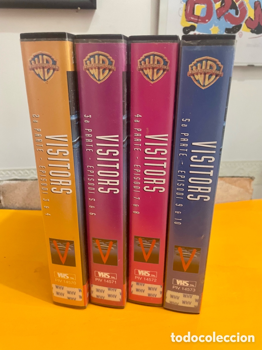 Series de TV: V-Visitors set 4 VHS originali - Foto 1
