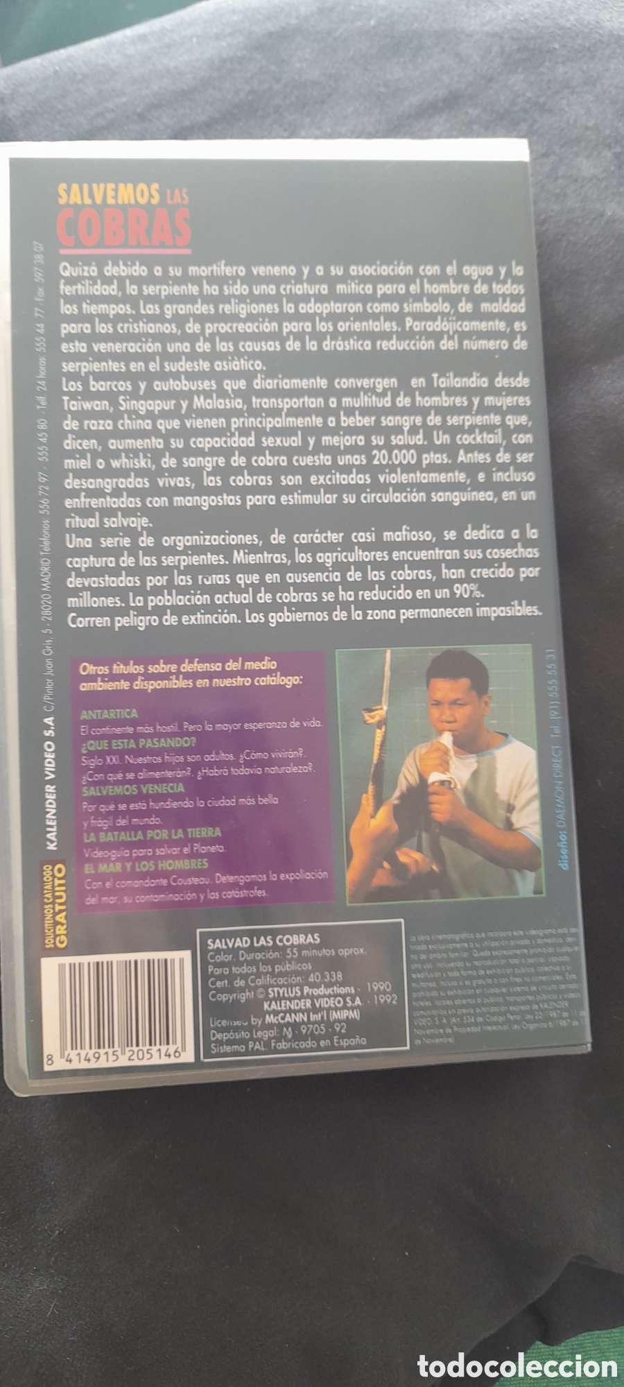 Series de TV: Salvemos las cobras. VHS - Foto 2
