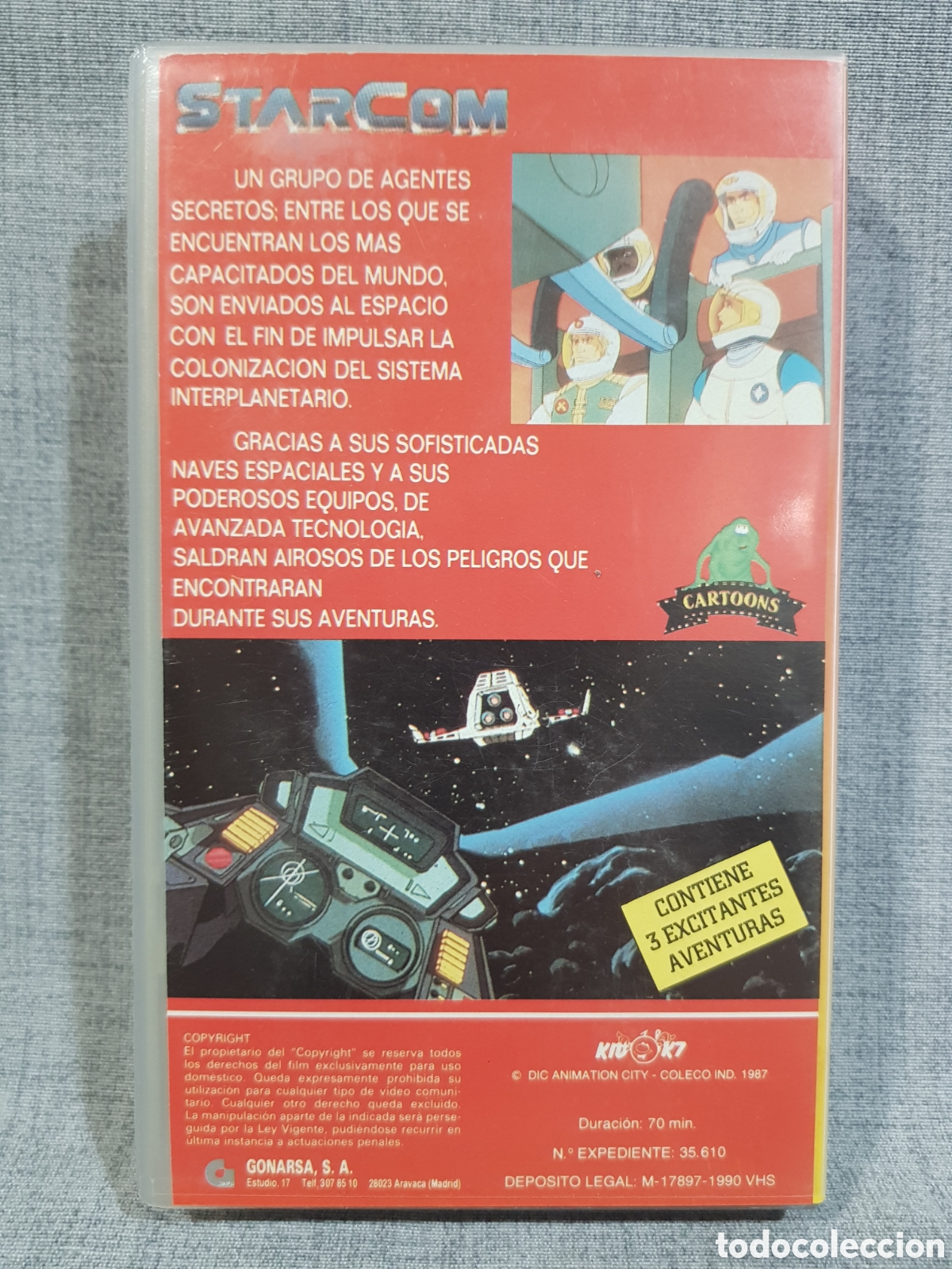 Series de TV: VHS STARCOM 1 Y 3 GONARSA STAR COM - Foto 8