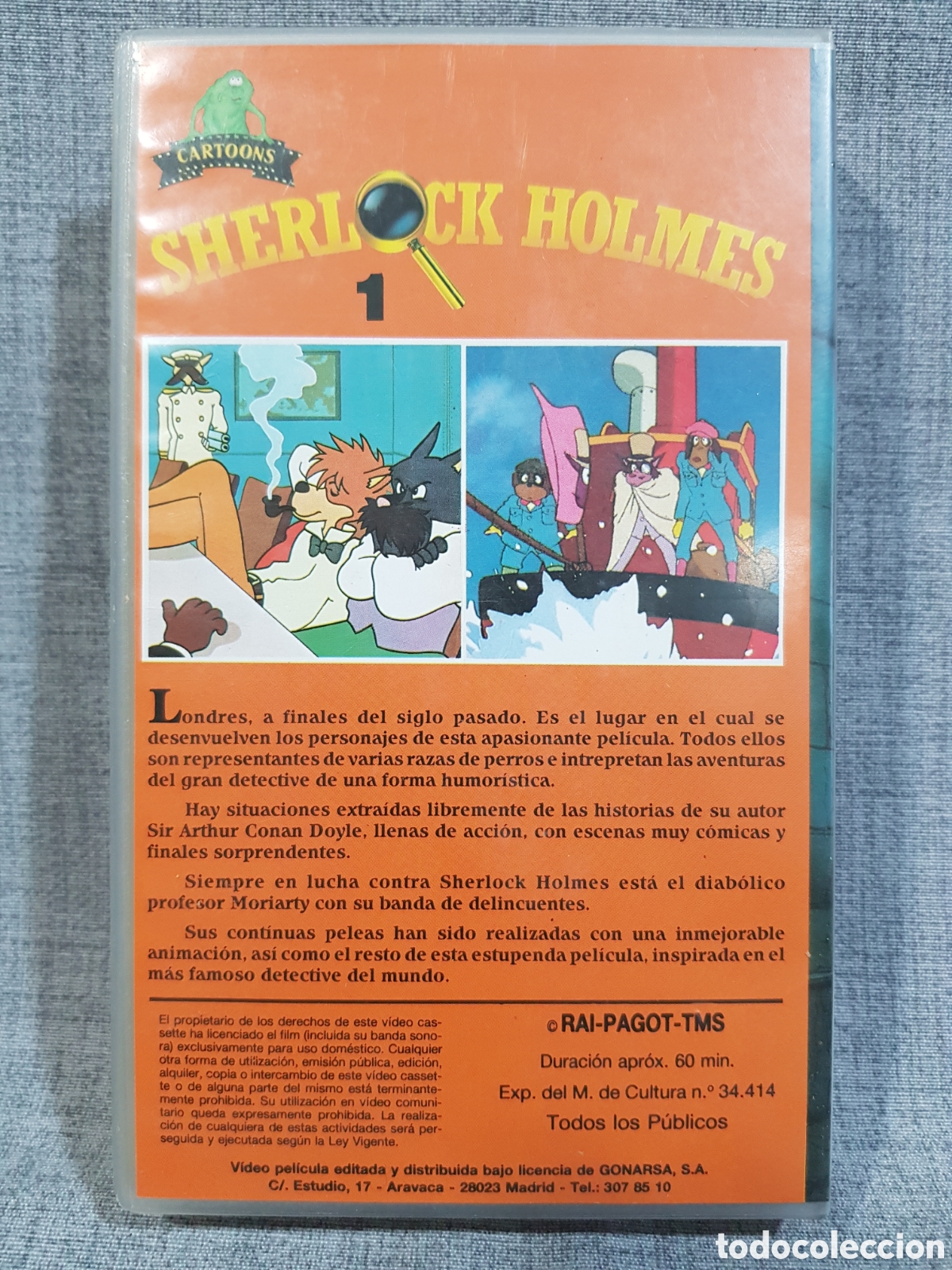 Series de TV: VHS SHERLOCK HOLMES 1 - 2 - 3 GONARSA - Foto 4