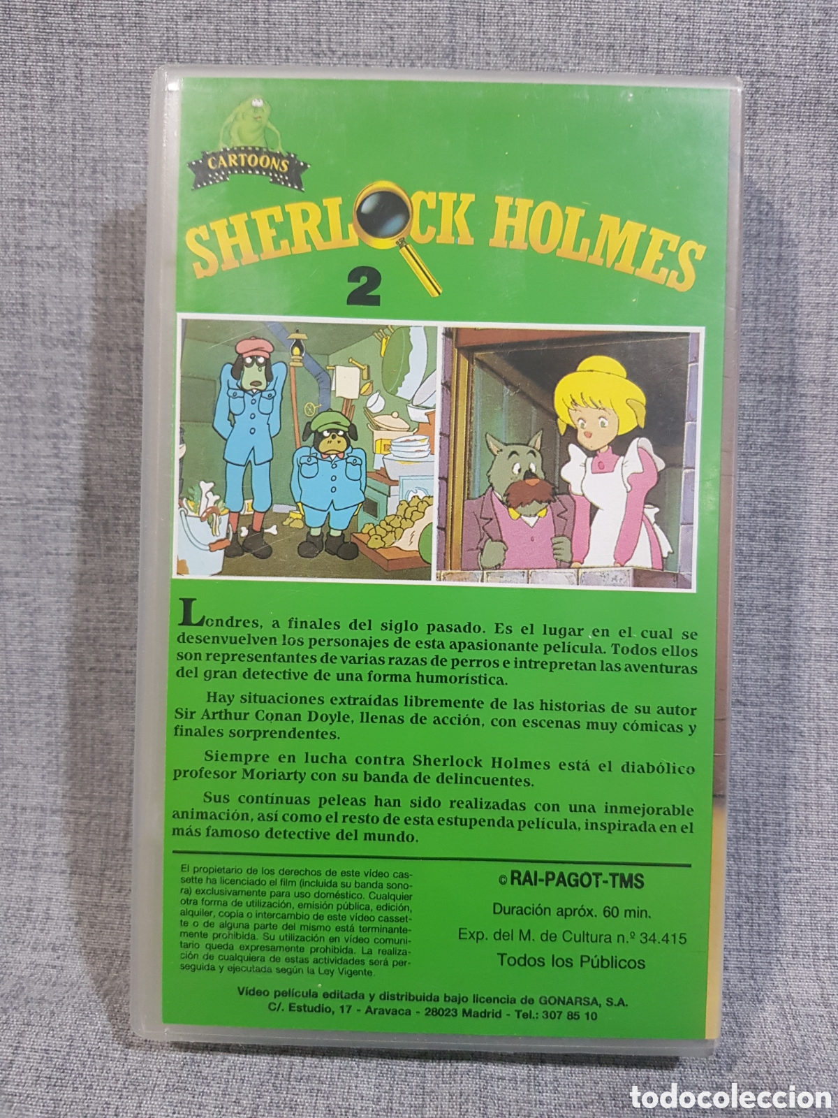 Series de TV: VHS SHERLOCK HOLMES 1 - 2 - 3 GONARSA - Foto 8