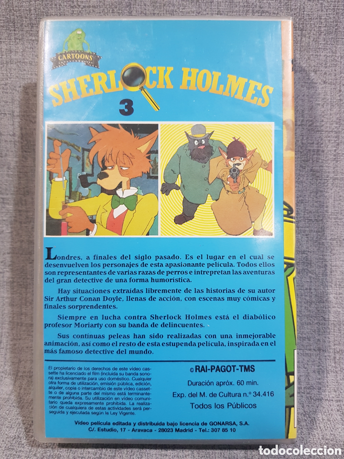 Series de TV: VHS SHERLOCK HOLMES 1 - 2 - 3 GONARSA - Foto 12