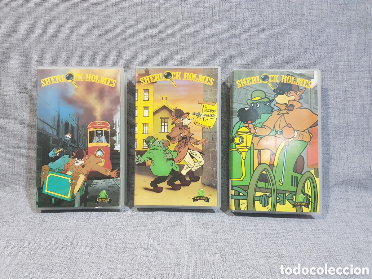 Series de TV: VHS SHERLOCK HOLMES 1 - 2 - 3 GONARSA - Foto 1