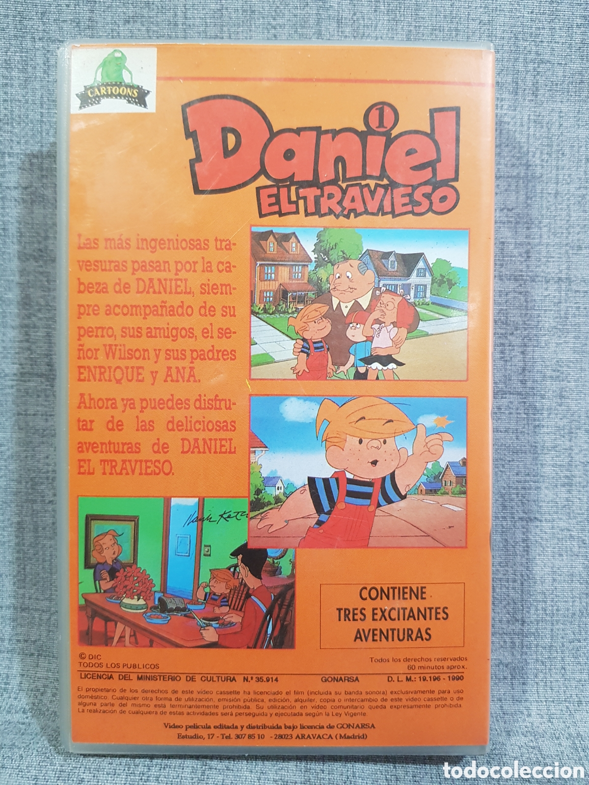 Series de TV: VHS DANIEL EL TRAVIESO 1 - 2 - 3 GONARSA - Foto 4
