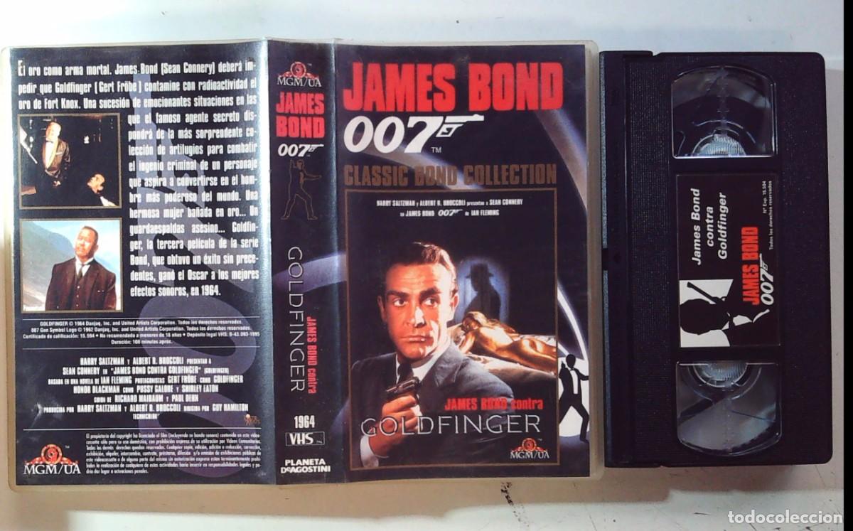Series de TV: VHS JAMES BOND CONTRA GOLDFINGER SEAN CONNERY 007 IAN FLEMING