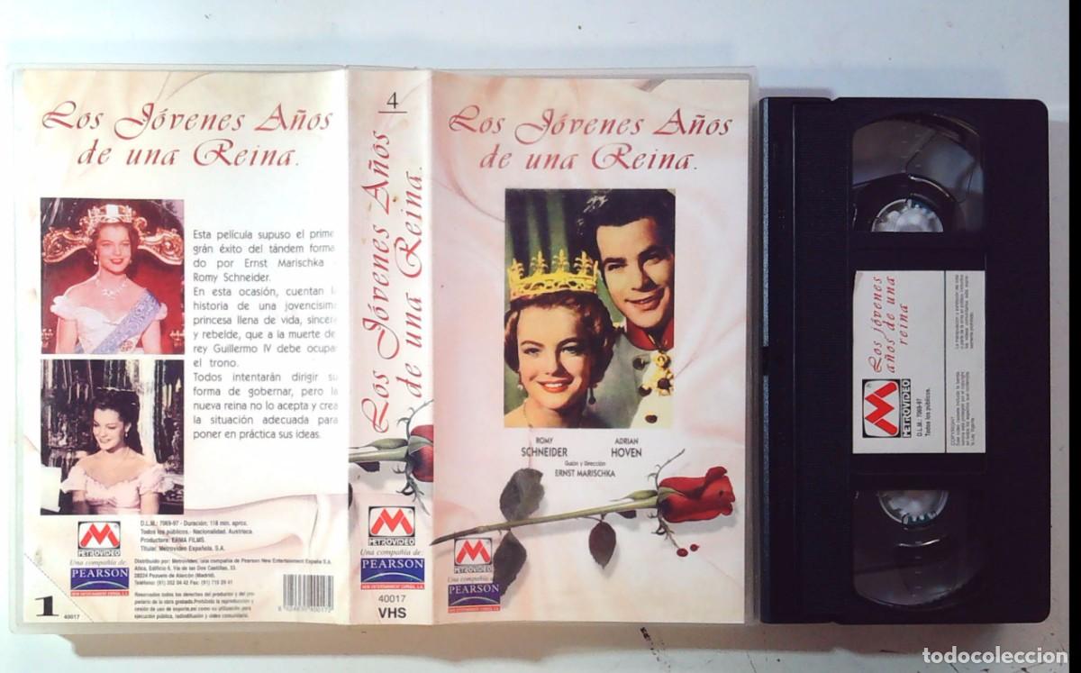 Series de TV: VHS ROMY SCHNEIDER SISI SISSI LOS JOVENES A&Ntilde;OS DE UNA REINA