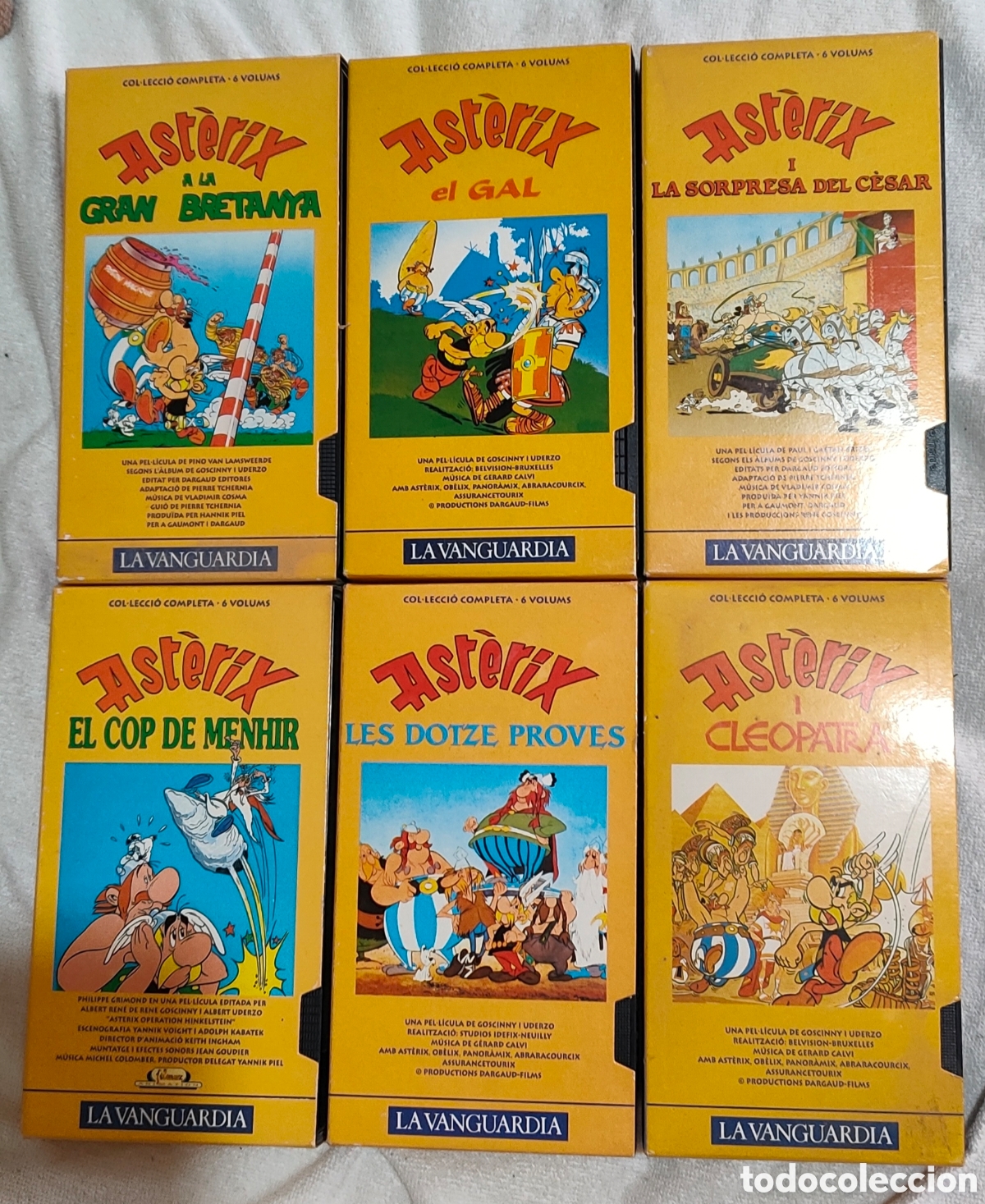 Series de TV: Lote 6 VHS Ast&egrave;rix - Colecci&oacute;n Completa en Catal&aacute;n - La Vanguardia