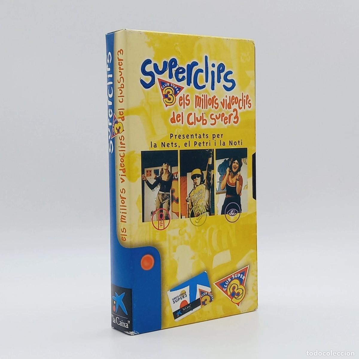 S&eacute;ries TV: VHS PAL Superclips Club Super 3 La Caixa video promocional en catal&agrave; 2000s TV3