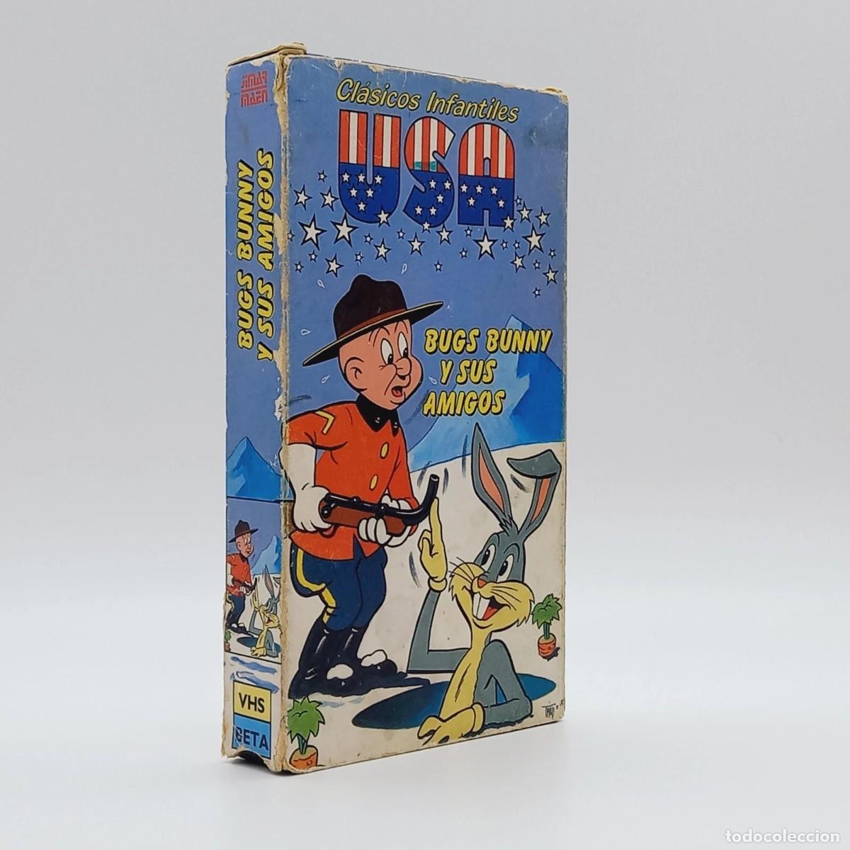 Fernsehserien: VHS PAL Version Espa&ntilde;ola Bugs Bunny y sus amigos Clasicos Infantiles USA 80-90s