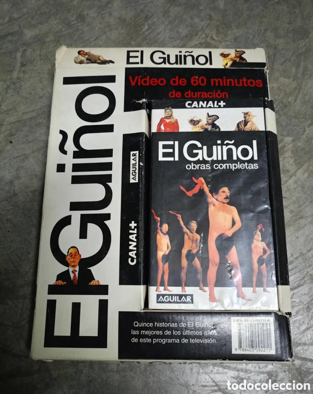 S&eacute;ries TV: El gui&ntilde;ol obras completas VHS y libro canal + comedia