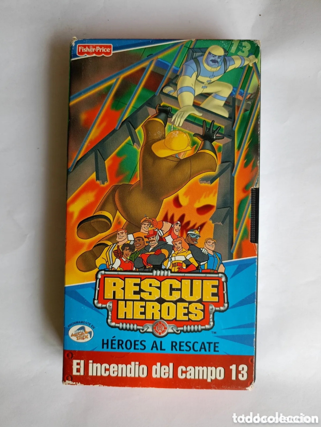 Series de TV: VHS. RESCUE HEROES = H&Eacute;ROES AL RESCATE. 13: El incendio del campo / Fisher-Price; Mattel. - Nelvana