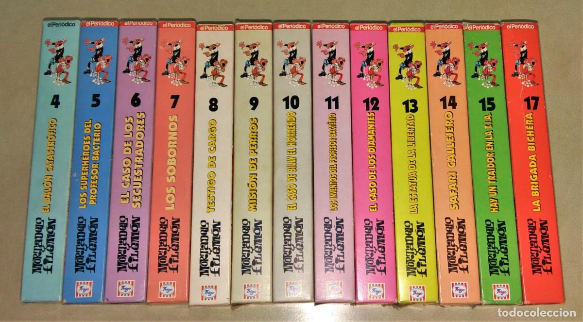 S&eacute;ries TV: 13 VHS Mortadelo y Filem&oacute;n el Peri&oacute;dico frigo colecci&oacute;n