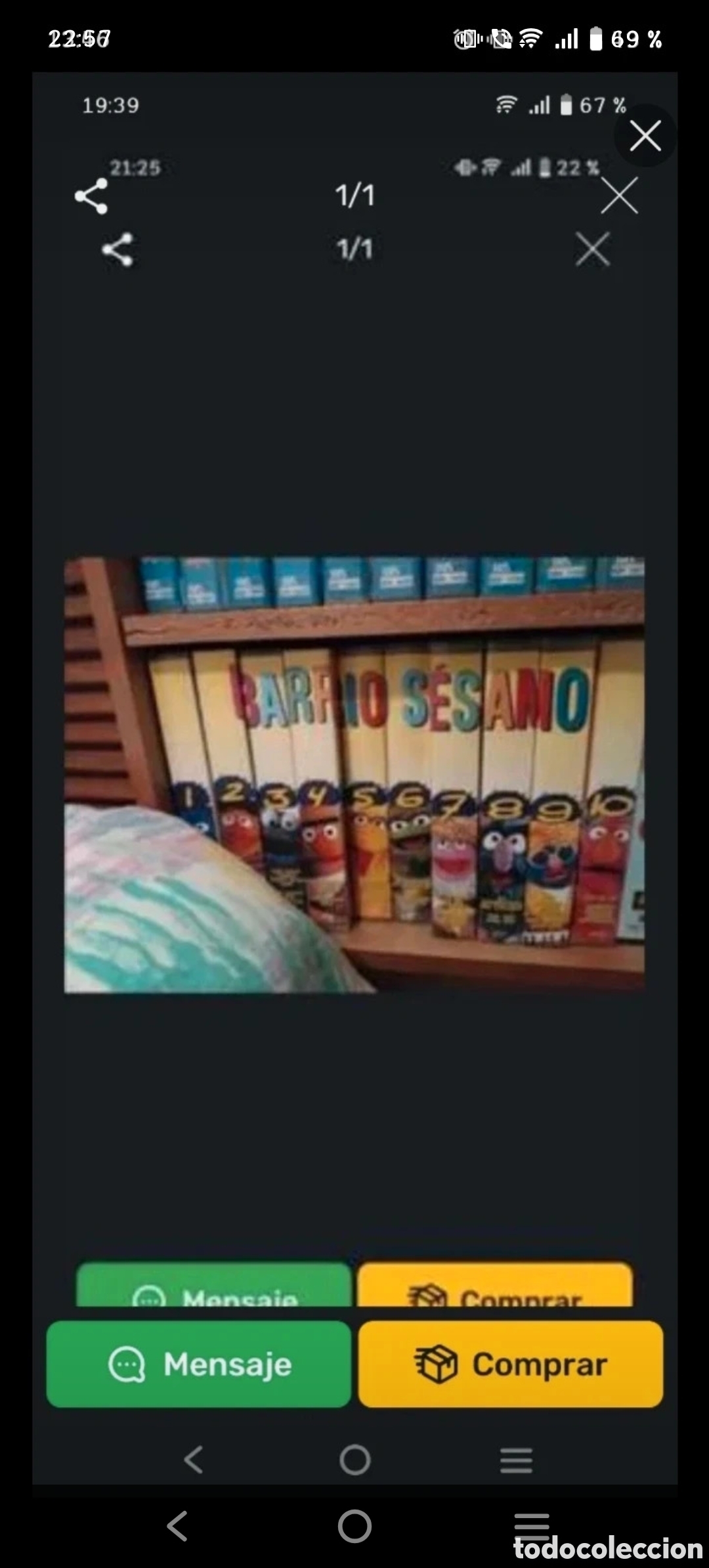 Series de TV: Colecci&oacute;n VHS Barrio S&eacute;samo completa 1&ndash;10