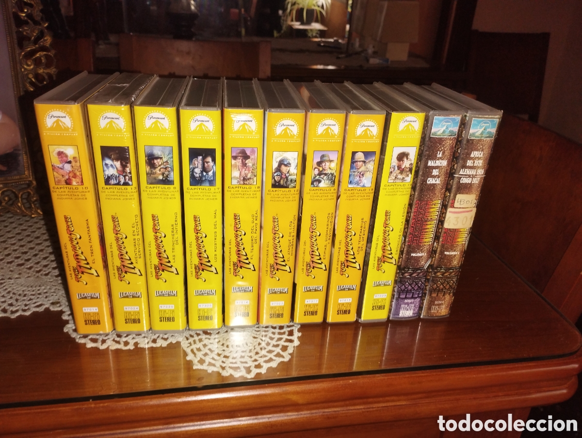 Series de TV: El Joven indiana jonnes colecci&oacute;n vhs