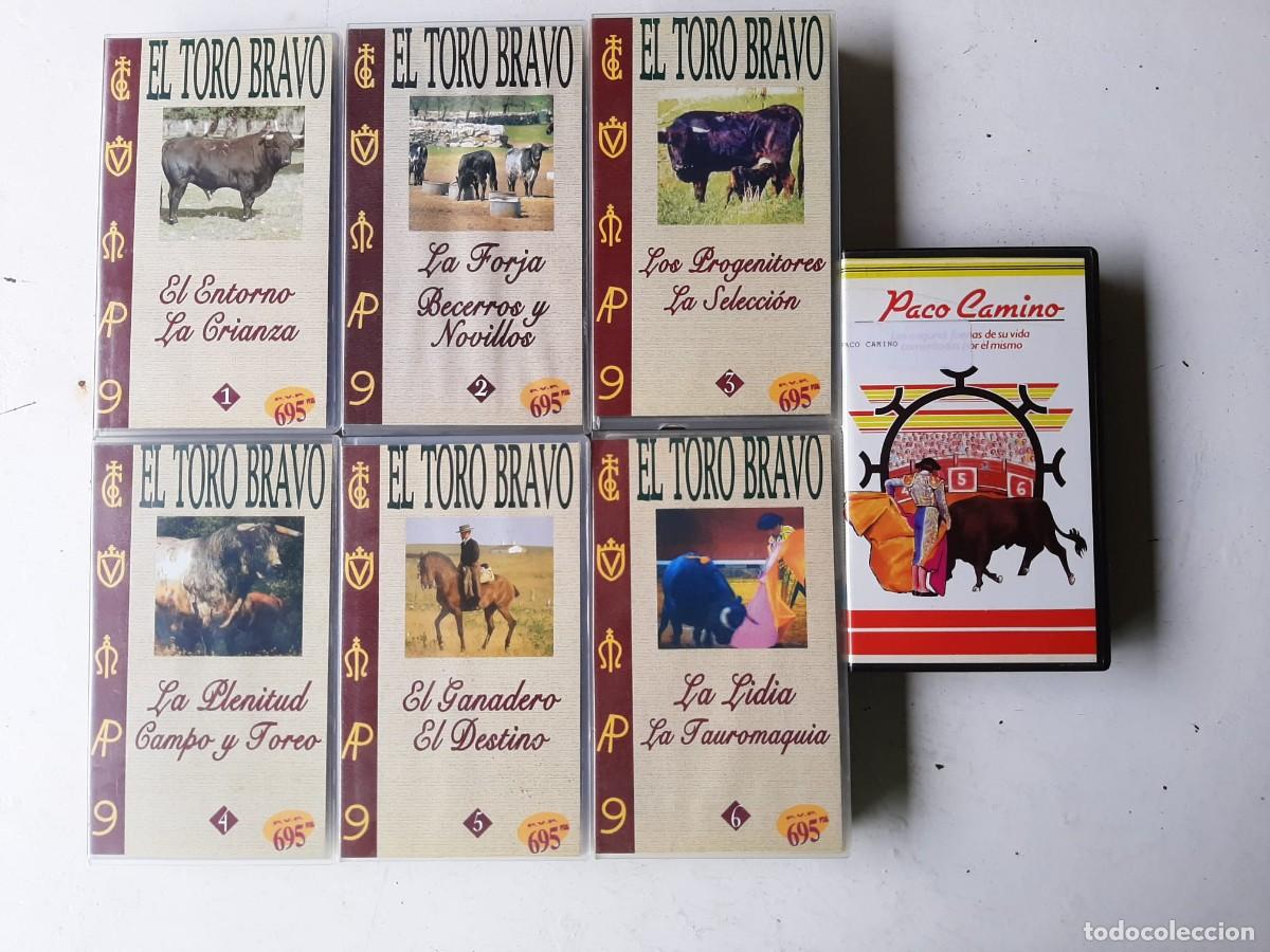 Fernsehserien: 7 v&iacute;deos VHS, 6 El Toro Bravo (colecci&oacute;n completa) y 1 Paco Camino(Las mejores faenas de su vida)