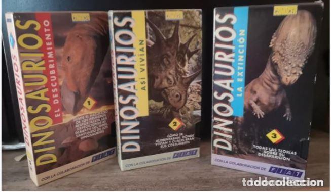 Fernsehserien: COLECCION 3 cintas VHS: dinosaurios.- revista conocer.