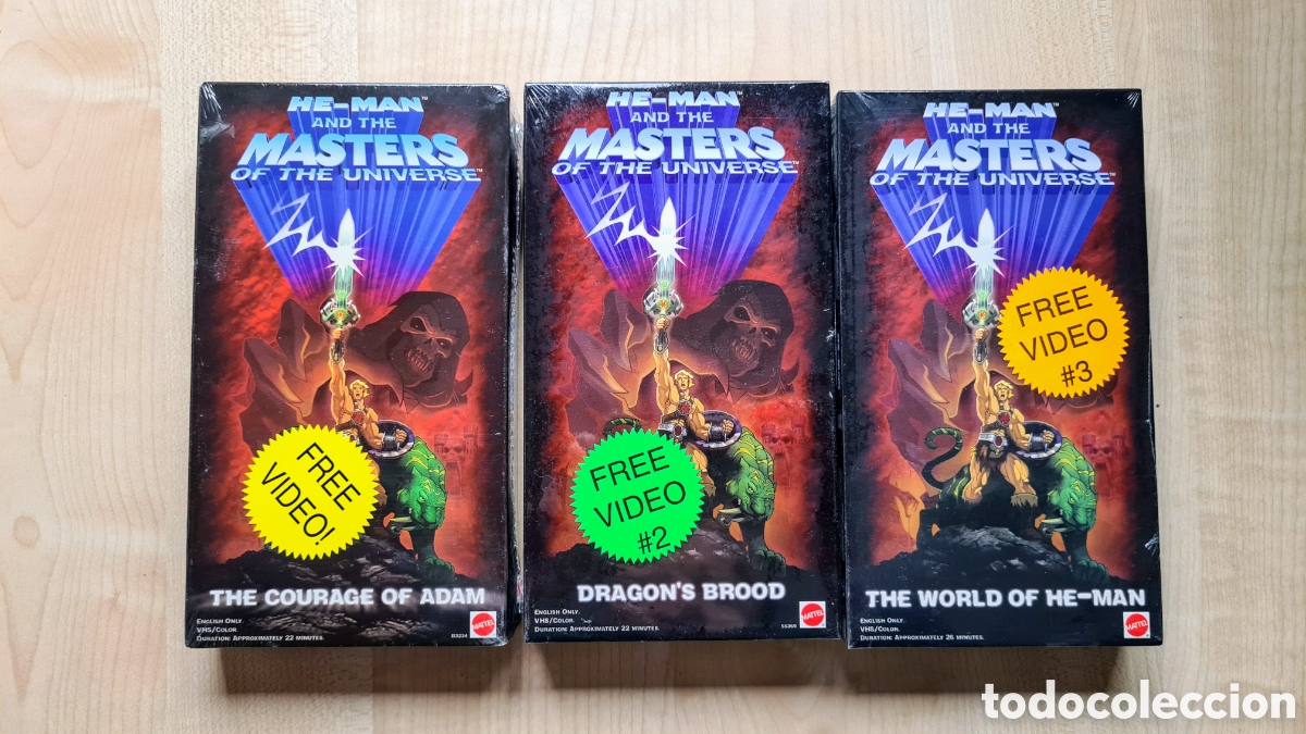 Series de TV: Lote Vhs Promocionales Masters Of The Universe 200x Lot Pack Del Universe NEW