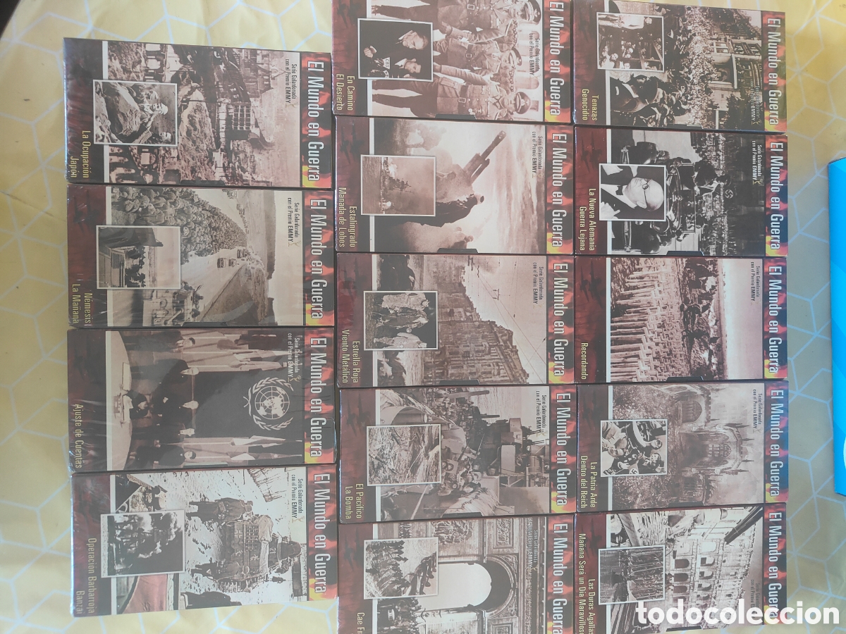 Series de TV: El Mundo en Guerra - Colecci&oacute;n Completa 14 VHS (11 Precintadas de f&aacute;brica) - SAV Sogepaq II Guerra M