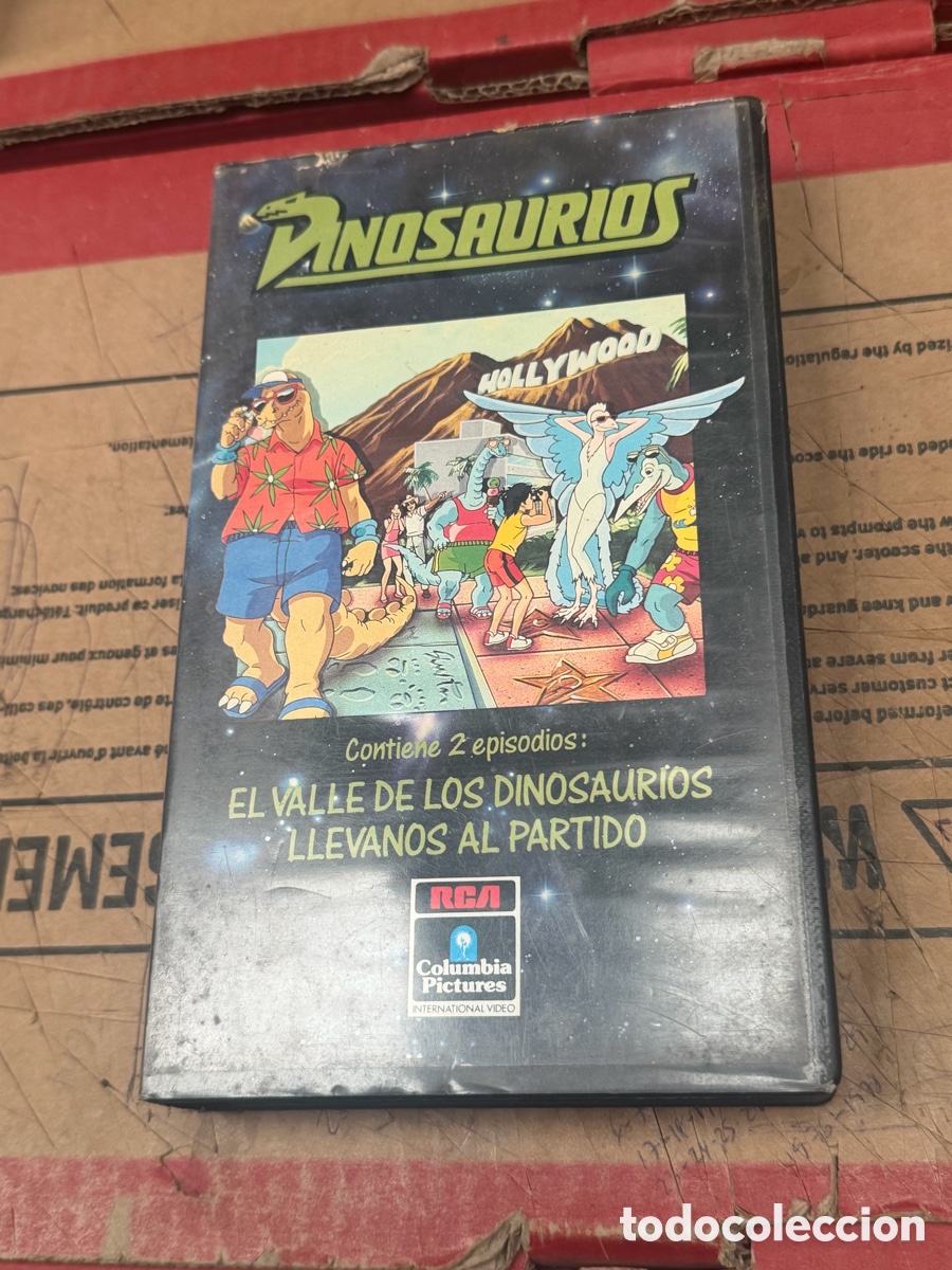 Series de TV: Pel&iacute;cula vhs Dinosaurios 1992 Contiene 2 episodios