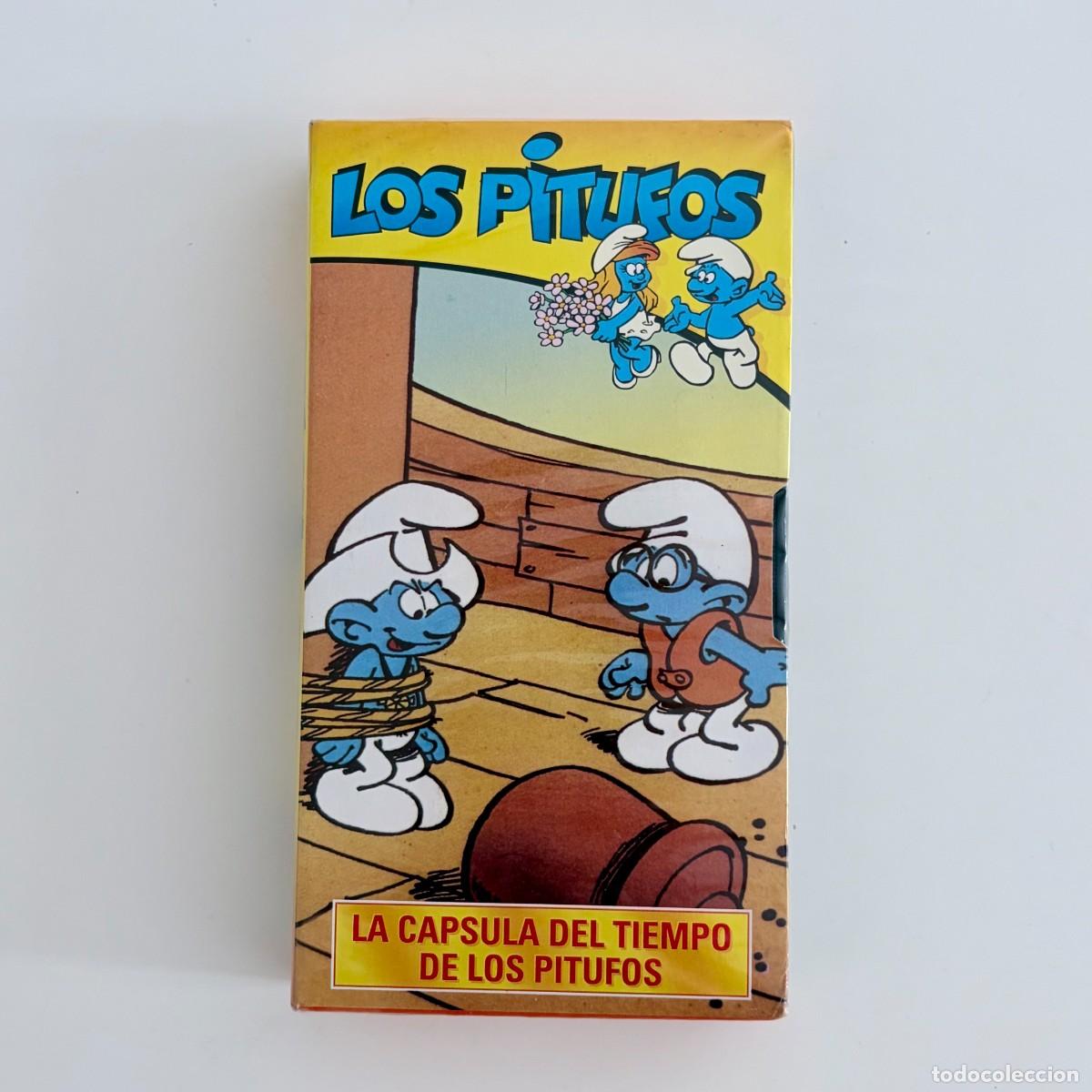 Serie di TV: VHS PAL Smurfs La capsula del tiempo de Los Pitufos en espa&ntilde;ol NUEVO PRECITADO